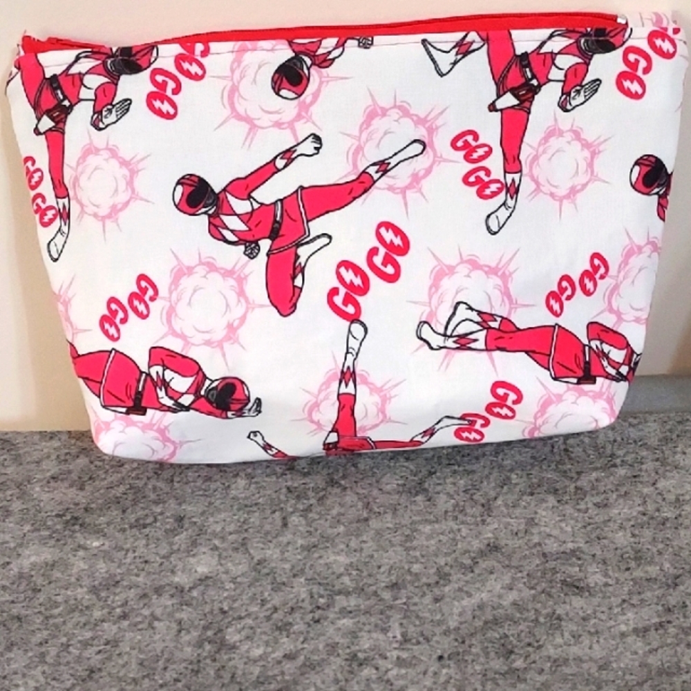 Power Rangers Pink Cosmetic Bag